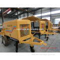portable trailer mine concrete pumps 40m3/h output 10Mpa pumping pressure Chinese factory Alibaba supply